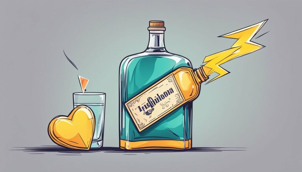 alcohol heart attack