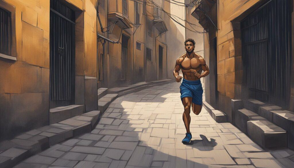 fast heart rate and sweating